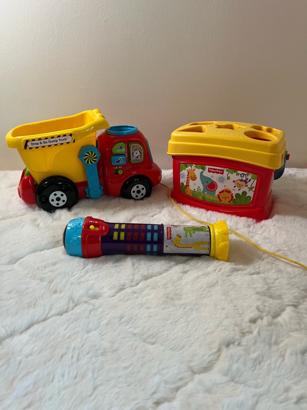 Fisher Price Baby Toy Bundle Shape Sorter Dump Truck Mic Learning Toys